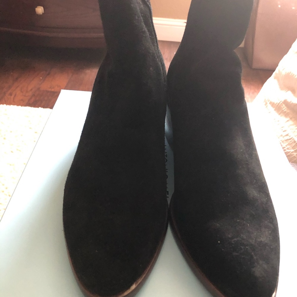Antonio Melani Black booties 7 1/2 suede